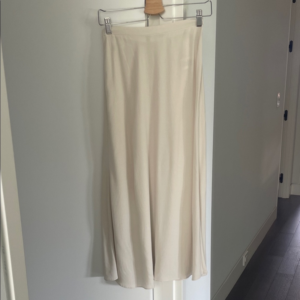 Wilfred Cream Midi Skirt